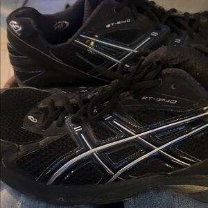 ASICS GT-2160 Black and Silver Running Shoes
